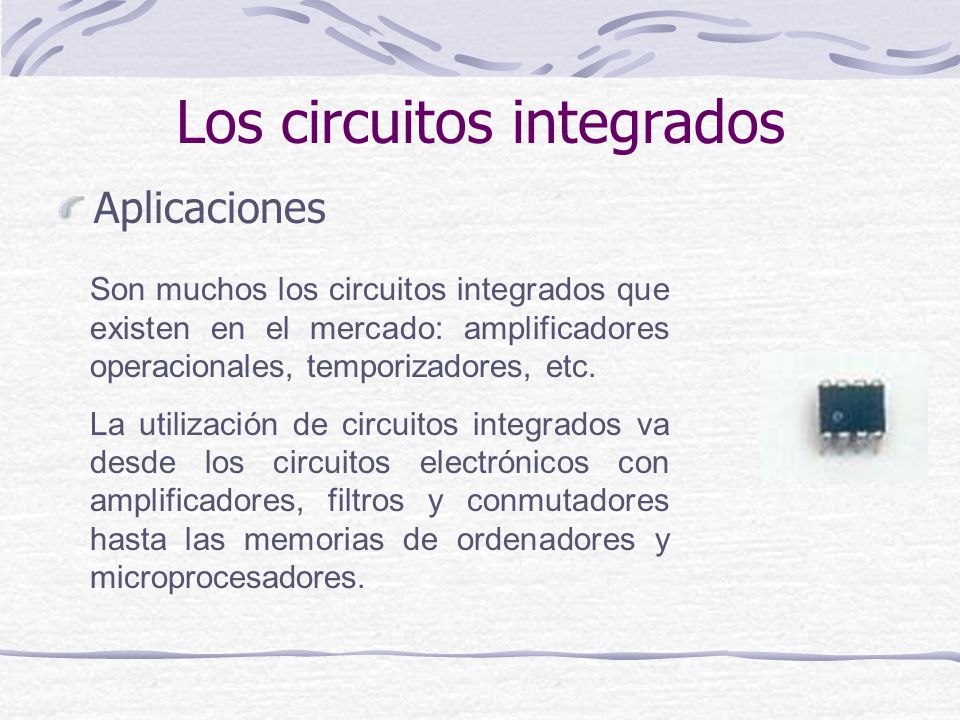 Los circuitos integrados