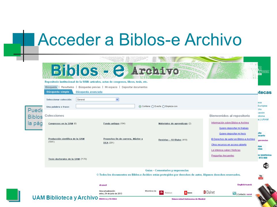 Acceder a Biblos-e Archivo