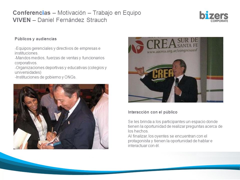 Conferencias – Motivación – Trabajo en Equipo VIVEN – Daniel Fernández Strauch