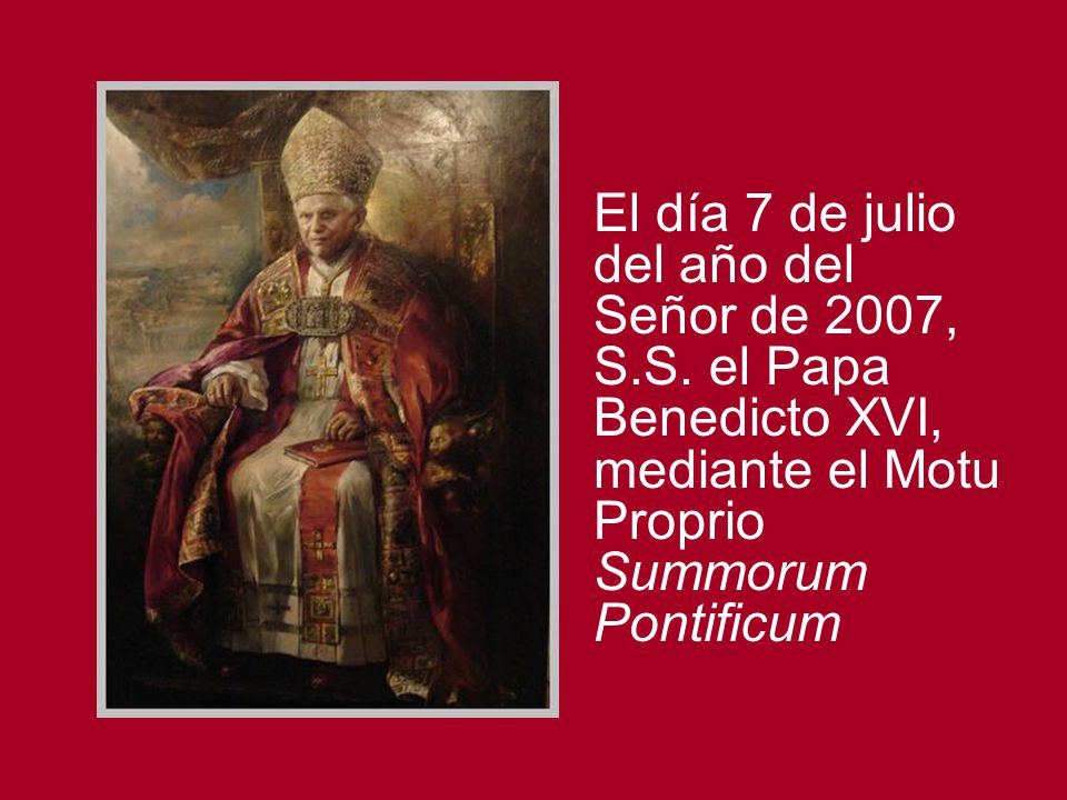 El día 7 de julio del año del Señor de 2007, S. S