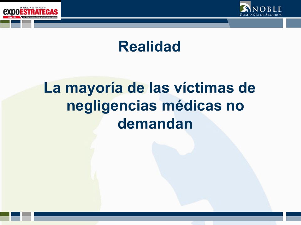 La mayoría de las víctimas de negligencias médicas no demandan