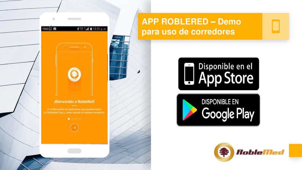 APP ROBLERED – Demo para uso de corredores