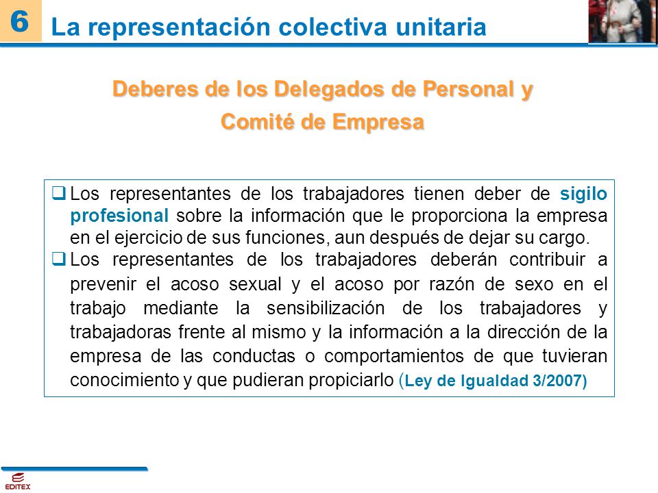 Deberes de los Delegados de Personal y Comité de Empresa