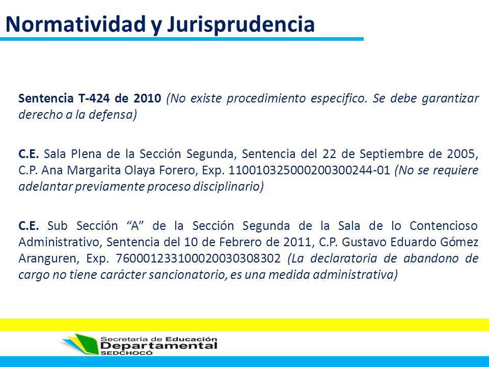 Normatividad y Jurisprudencia