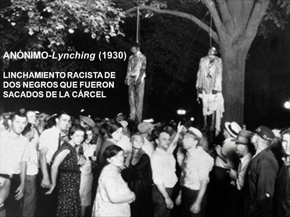 ANÓNIMO-Lynching (1930) LINCHAMIENTO RACISTA DE DOS NEGROS QUE FUERON SACADOS DE LA CÁRCEL