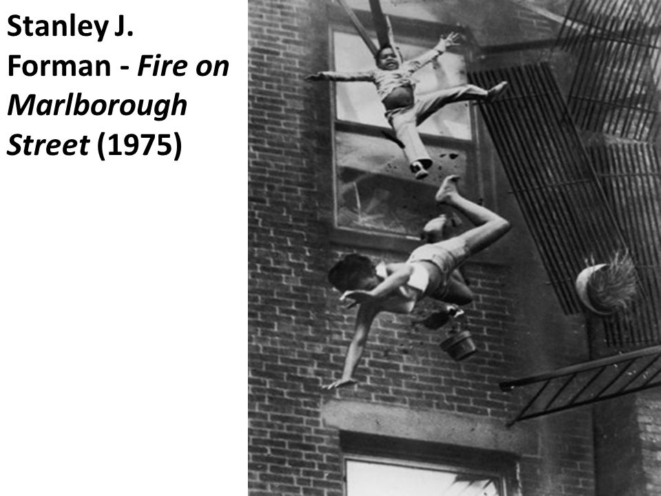 Stanley J. Forman - Fire on Marlborough Street (1975)