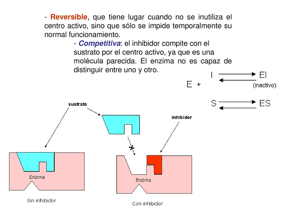 - Reversible, que tiene lugar cuando no se inutiliza el