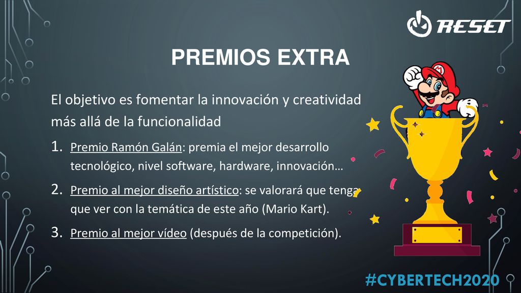 Premios extra El objetivo es fomentar la innovación y creatividad más allá de la funcionalidad.