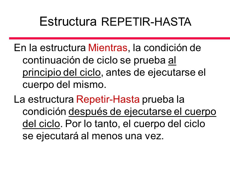 Estructura REPETIR-HASTA