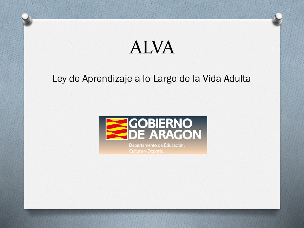 Ley de Aprendizaje a lo Largo de la Vida Adulta