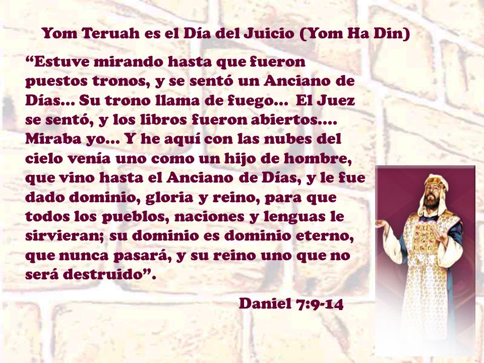 Yom Teruah es el Día del Juicio (Yom Ha Din)