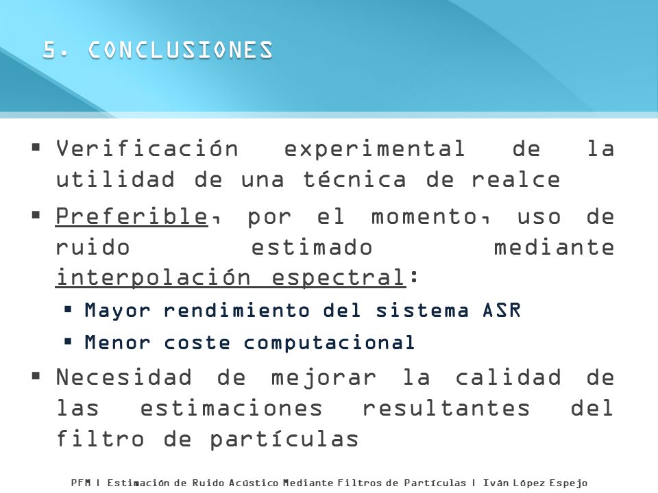 Verificación experimental de la utilidad de una técnica de realce