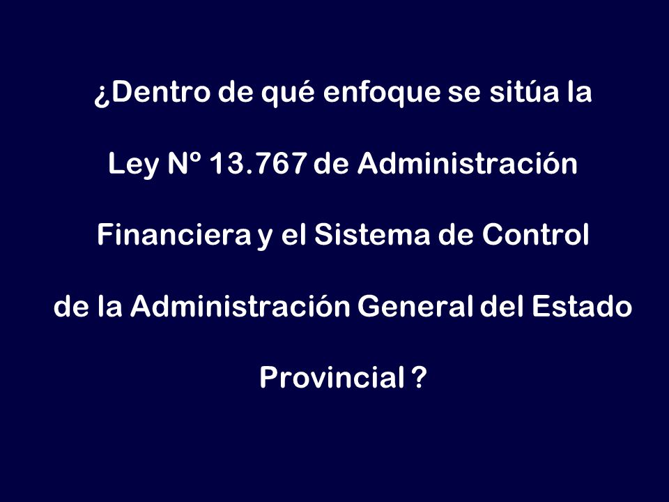 ¿Dentro de qué enfoque se sitúa la Ley Nº 13