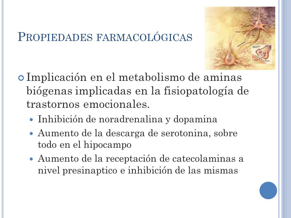 Propiedades farmacológicas
