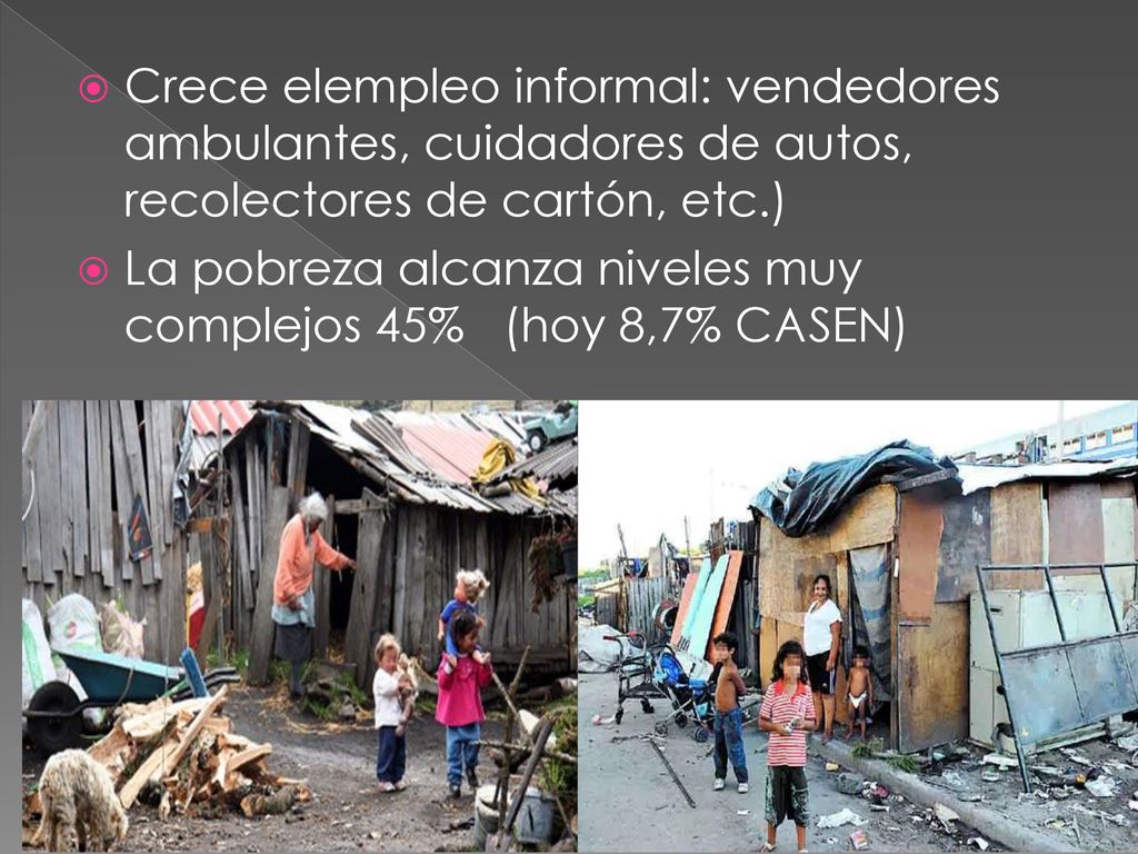 Crece elempleo informal: vendedores ambulantes, cuidadores de autos, recolectores de cartón, etc.)