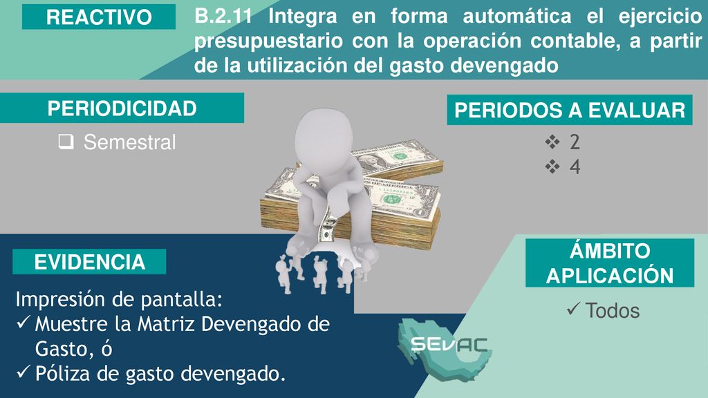 B.2.11 Integra en forma automática el ejercicio presupuestario con la operación contable, a partir de la utilización del gasto devengado