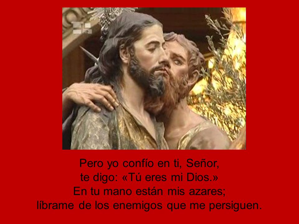 Pero yo confío en ti, Señor, te digo: «Tú eres mi Dios