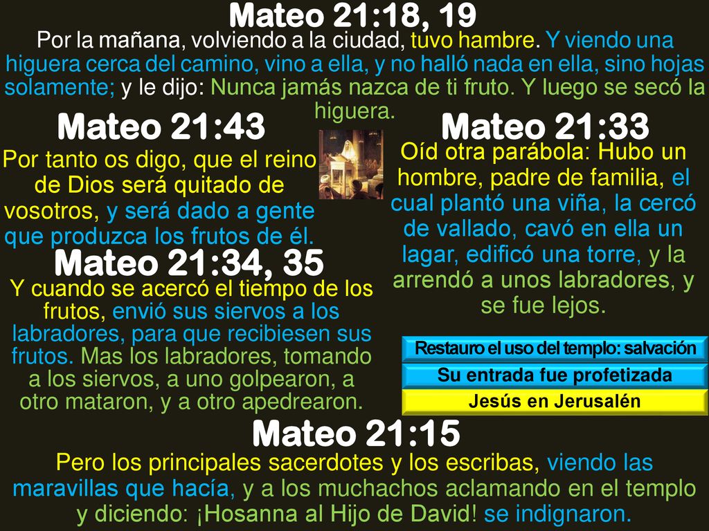 Restauro el uso del templo: salvación Su entrada fue profetizada