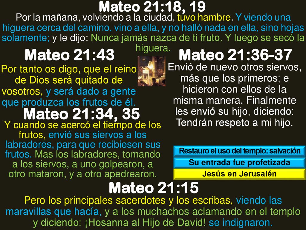 Restauro el uso del templo: salvación Su entrada fue profetizada