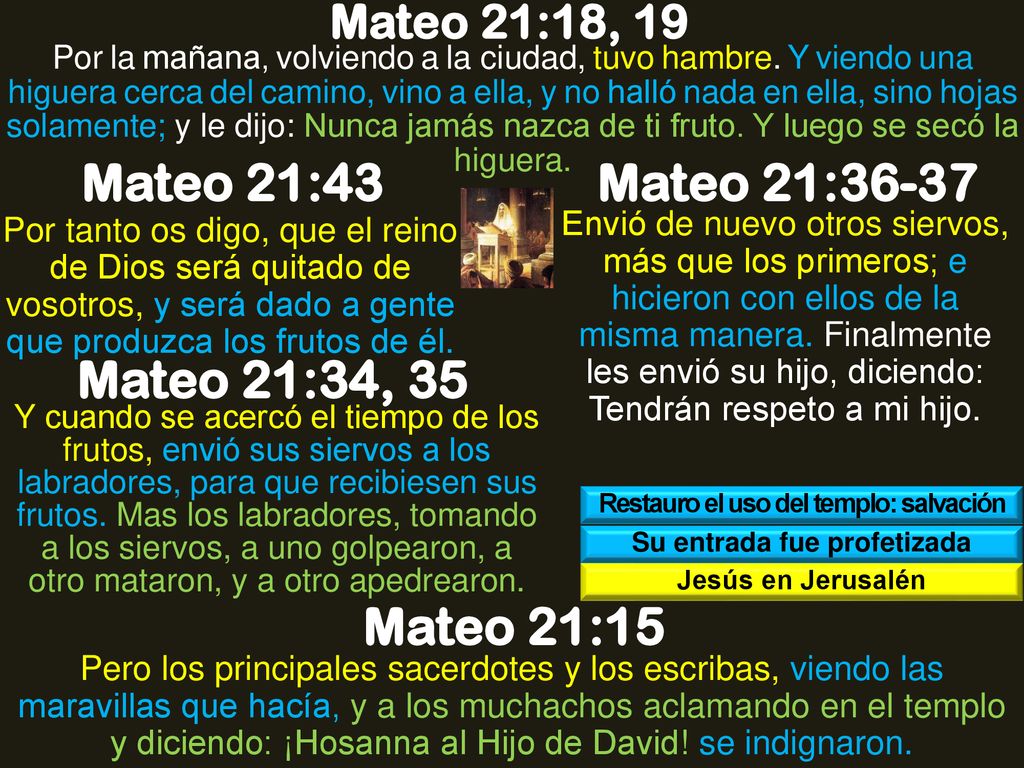 Restauro el uso del templo: salvación Su entrada fue profetizada