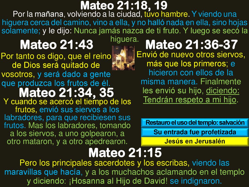 Restauro el uso del templo: salvación Su entrada fue profetizada