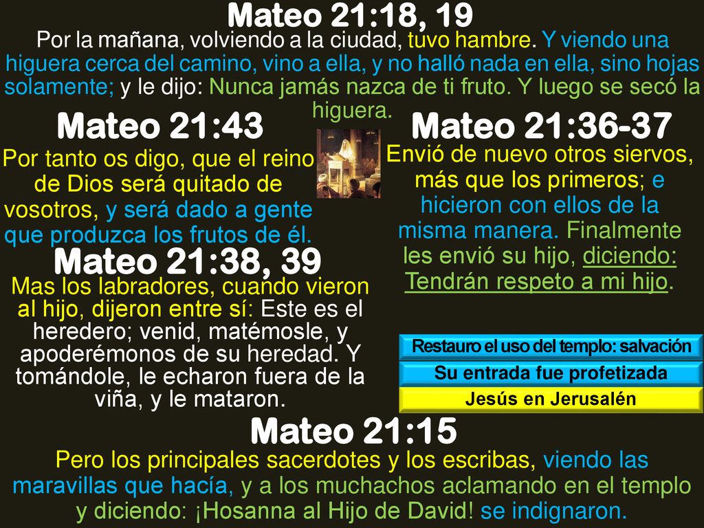 Restauro el uso del templo: salvación Su entrada fue profetizada
