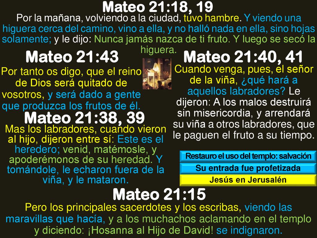 Restauro el uso del templo: salvación Su entrada fue profetizada