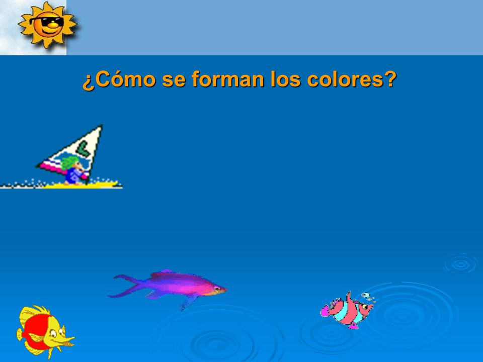 ¿Cómo se forman los colores