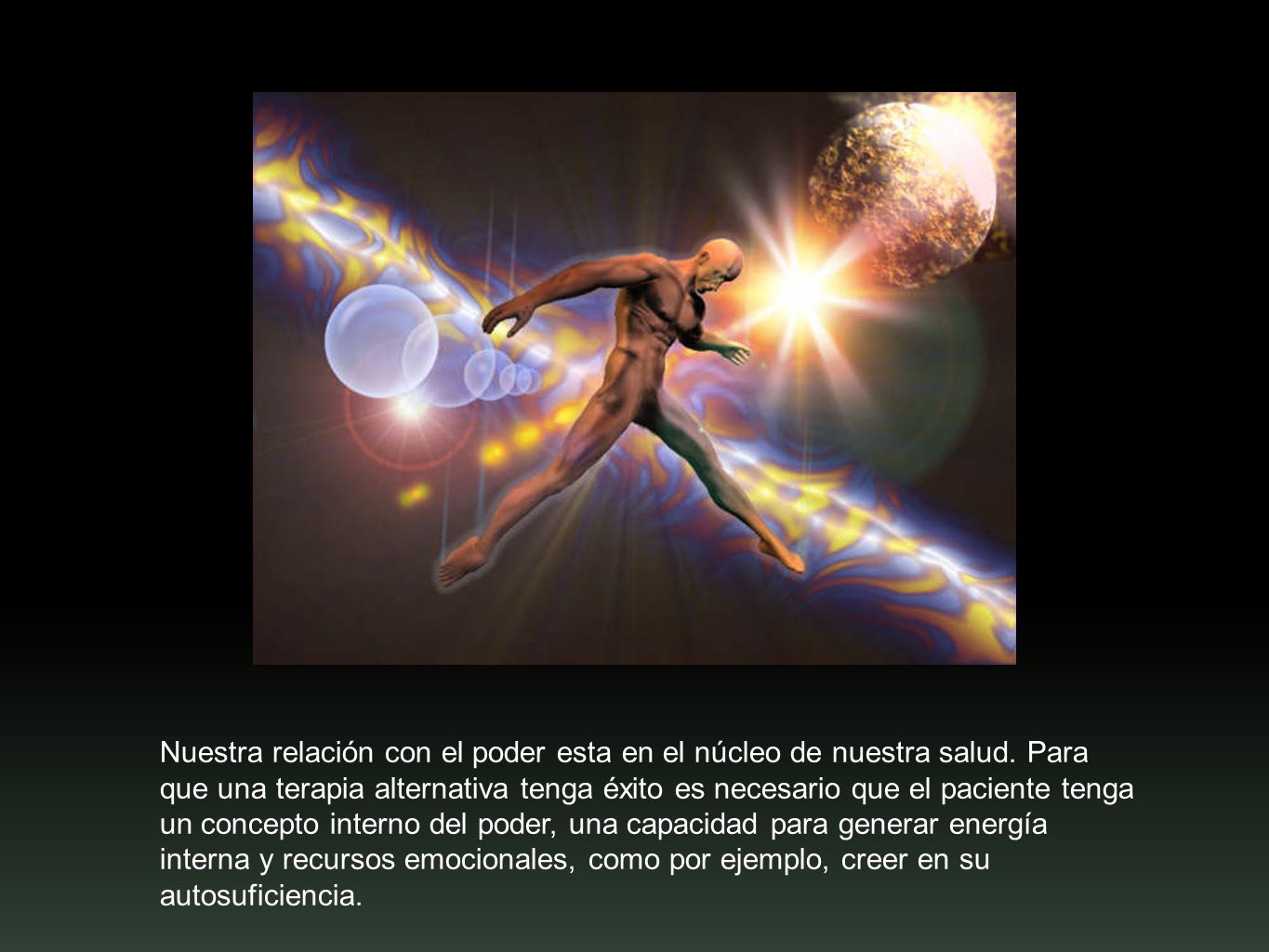 Nuestra relación con el poder esta en el núcleo de nuestra salud