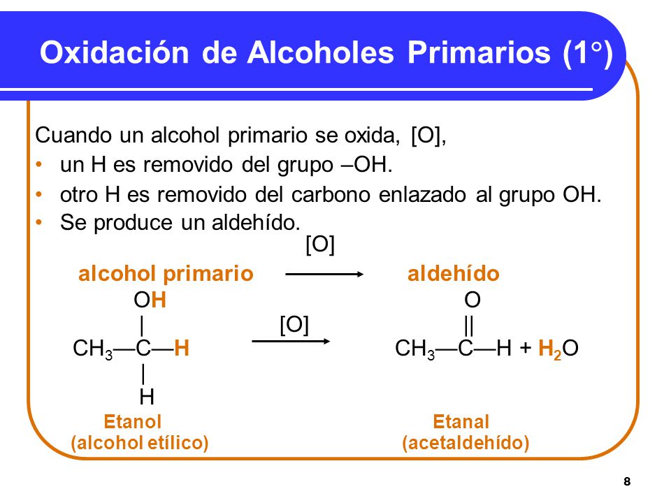 Oxidación de Alcoholes Primarios (1)