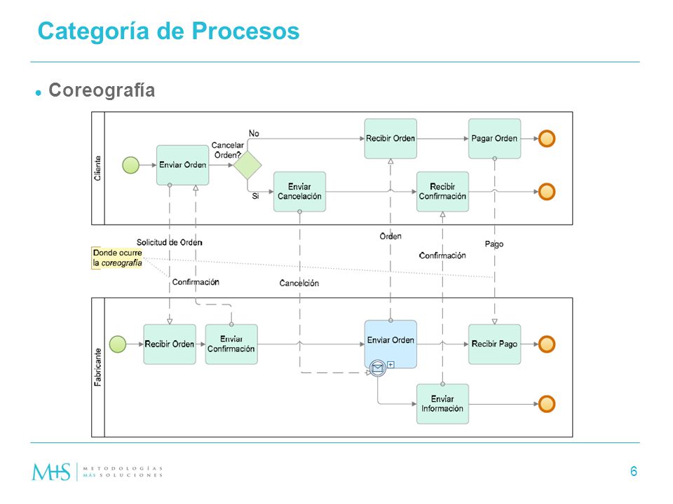 Categoría de Procesos Coreografía 6 oooooo 6