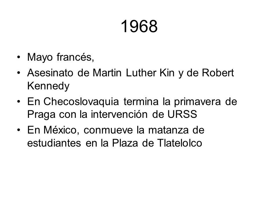 1968 Mayo francés, Asesinato de Martin Luther Kin y de Robert Kennedy