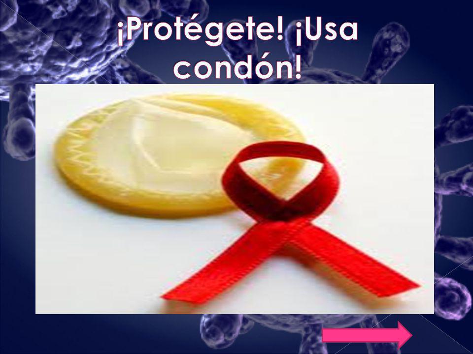 ¡Protégete! ¡Usa condón!