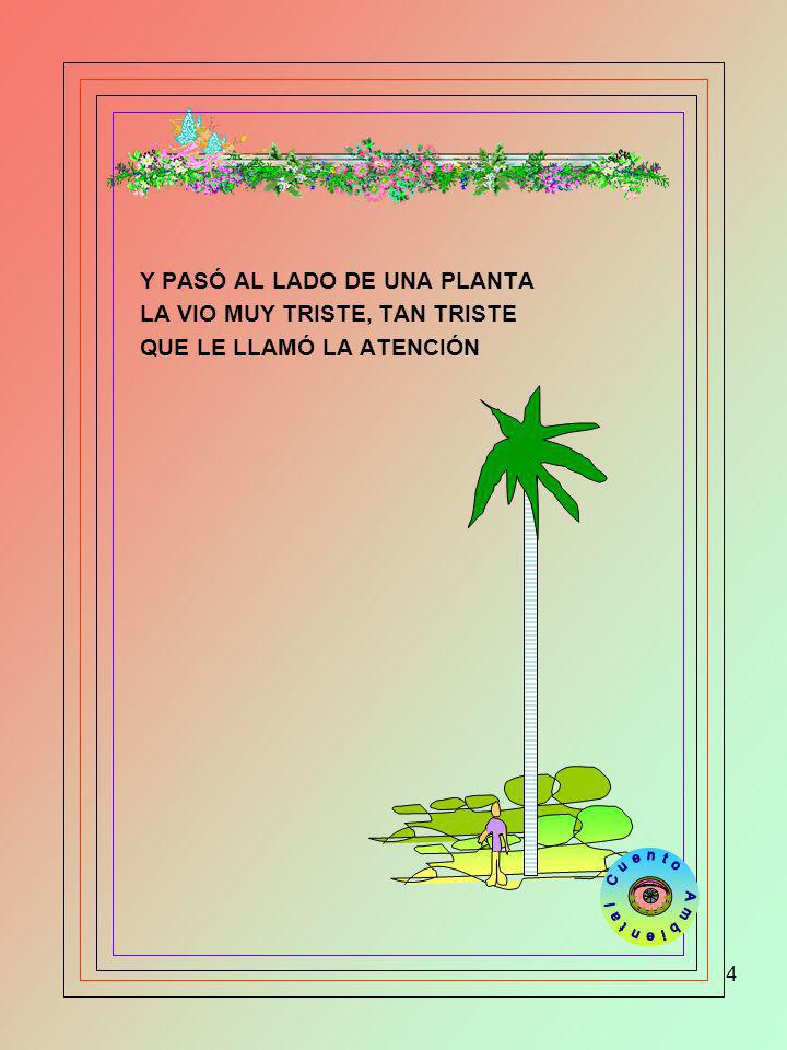 Para aprender a Amar Y PASÓ AL LADO DE UNA PLANTA