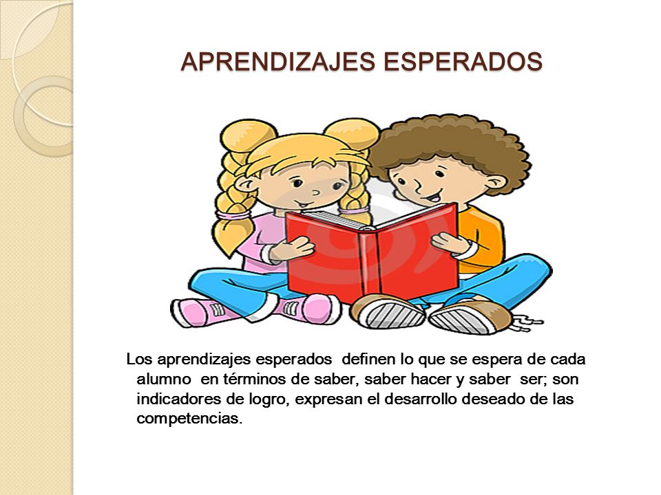 APRENDIZAJES ESPERADOS