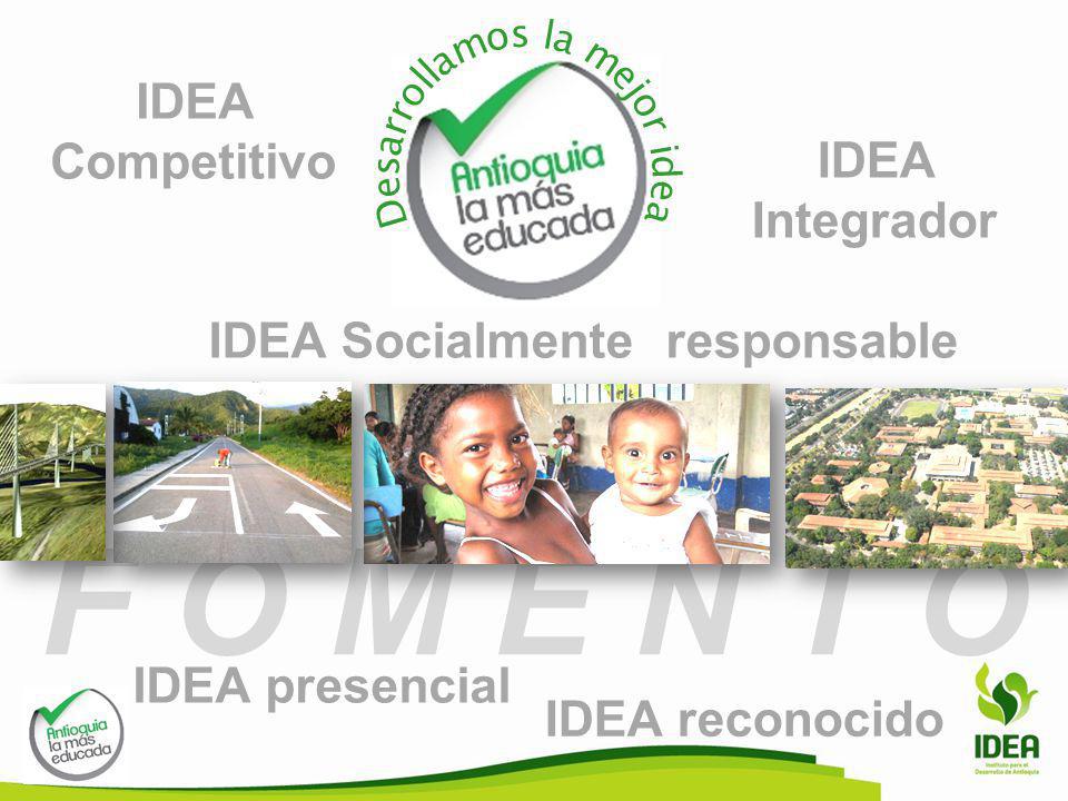 F O M E N T O IDEA Competitivo IDEA Integrador