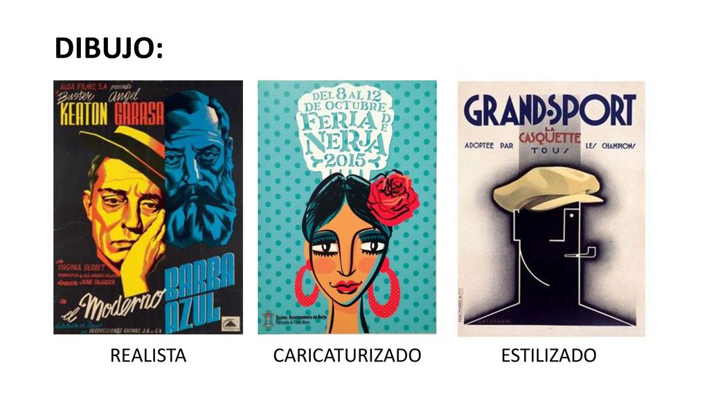 DIBUJO: REALISTA CARICATURIZADO ESTILIZADO