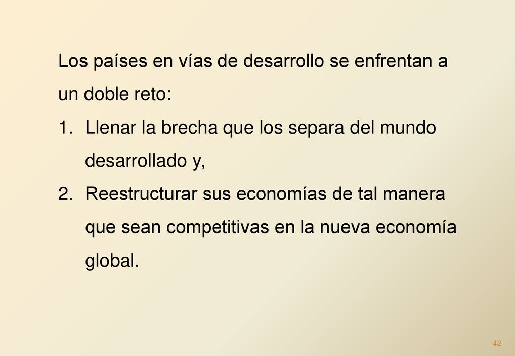 Los países en vías de desarrollo se enfrentan a un doble reto: