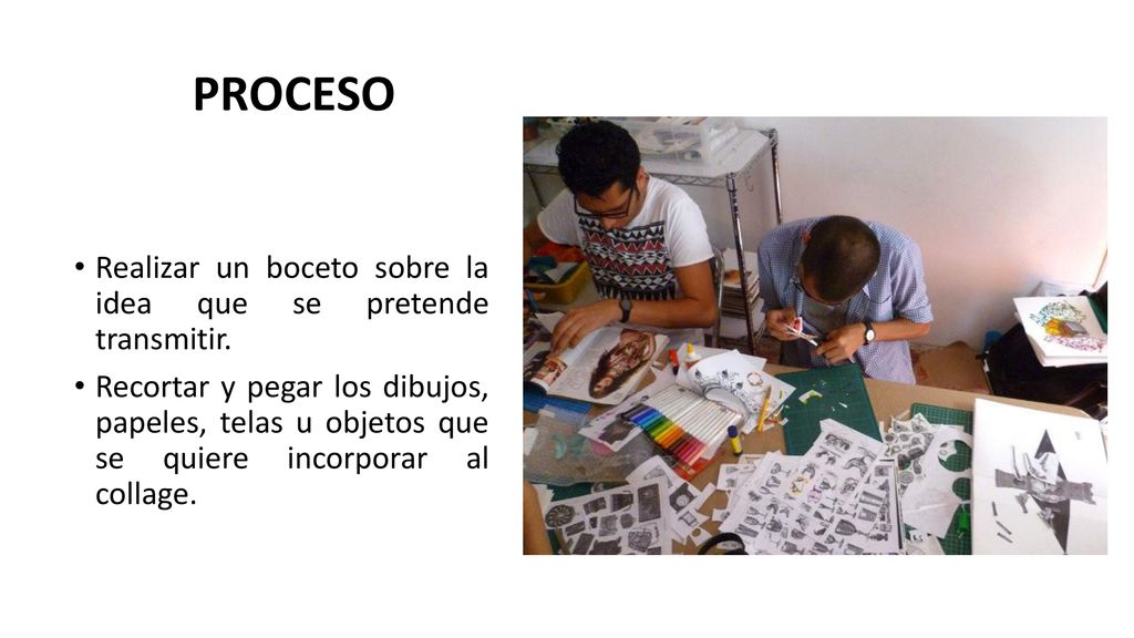 PROCESO Realizar un boceto sobre la idea que se pretende transmitir.