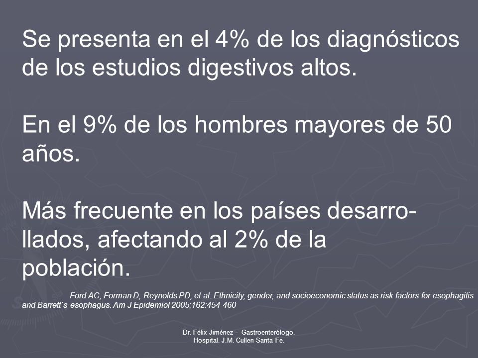 Dr. Félix Jiménez - Gastroenterólogo. Hospital. J.M. Cullen Santa Fe.
