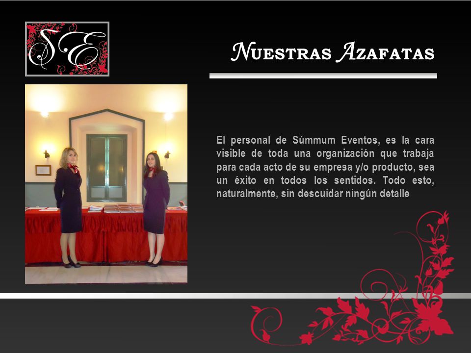 Nuestras azafatas