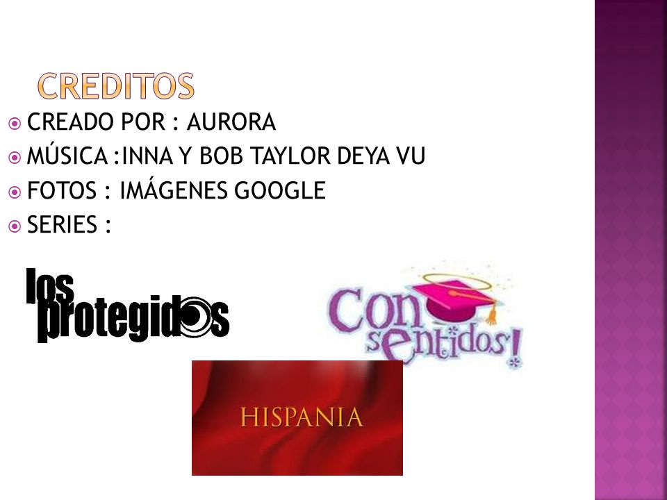 CREDITOS CREADO POR : AURORA MÚSICA :INNA Y BOB TAYLOR DEYA VU