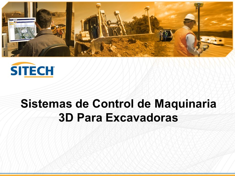 Sistemas de Control de Maquinaria 3D Para Excavadoras