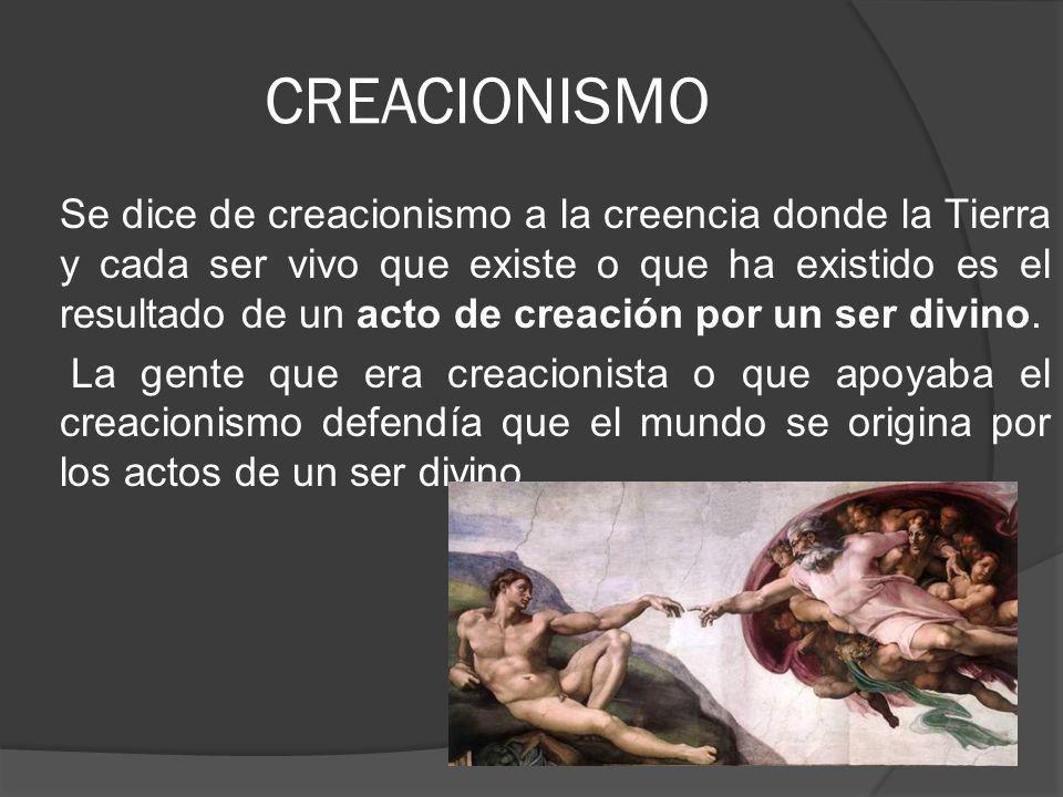 CREACIONISMO