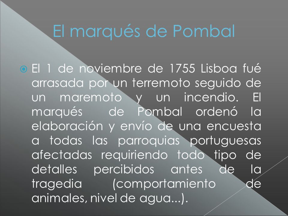 El marqués de Pombal