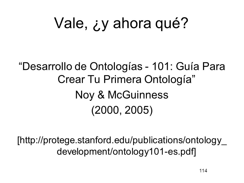 Desarrollo de Ontologías - 101: Guía Para Crear Tu Primera Ontología