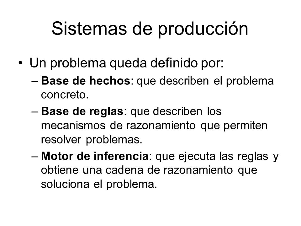 Sistemas de producción