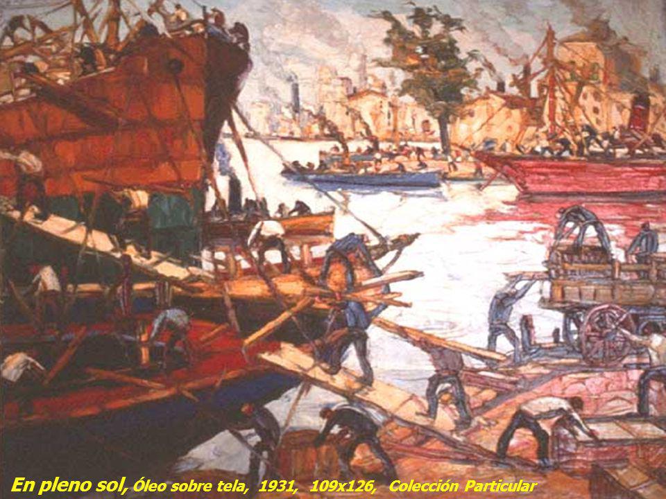 En pleno sol, Óleo sobre tela, 1931, 109x126, Colección Particular