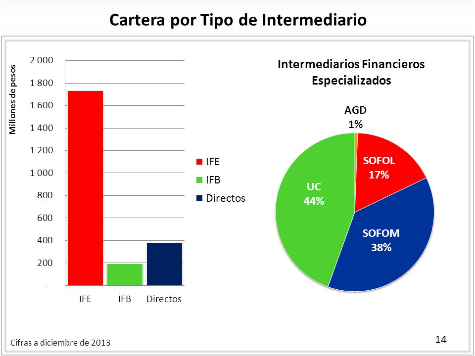 Cartera por Tipo de Intermediario