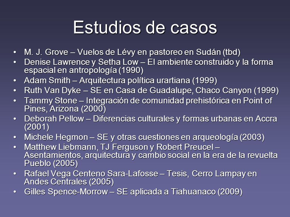Estudios de casos M. J. Grove – Vuelos de Lévy en pastoreo en Sudán (tbd)